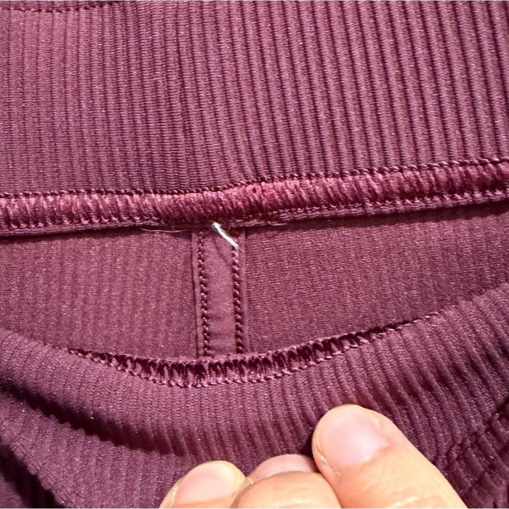 LuLuLemon Ribbed High Rise wide leg - Picture 6 of 6